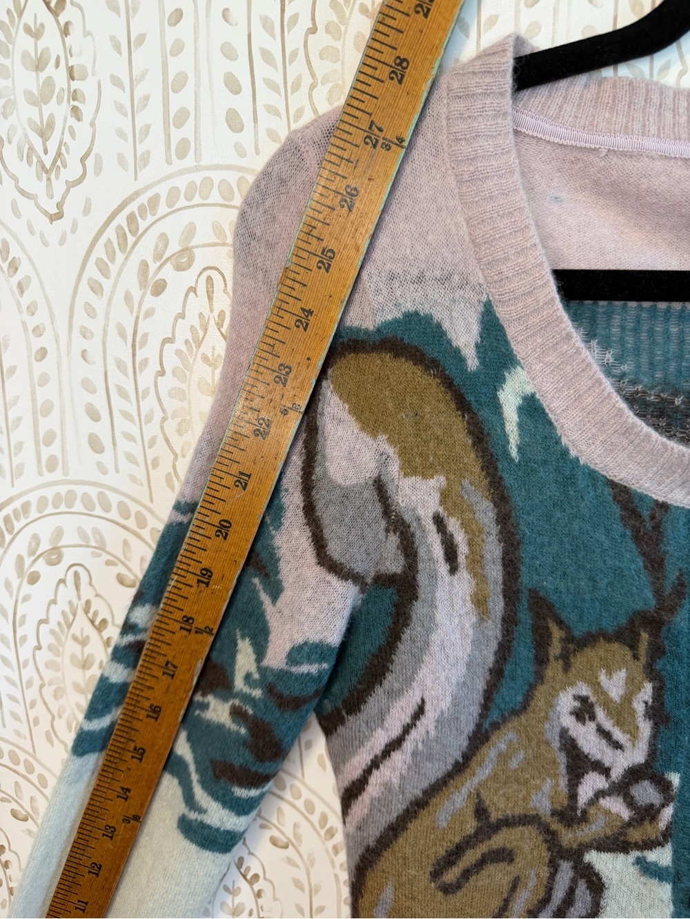 Anthropologie “Time to Gather” RARE ~ SEEN ON GLEE Cardigan Wool/Angora Blend - Picture 12 of 13